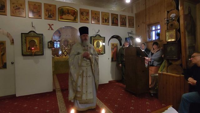 24-я неделя по Пятидесятнице, проповедь иер. Сергия Симакова смотреть онлайн