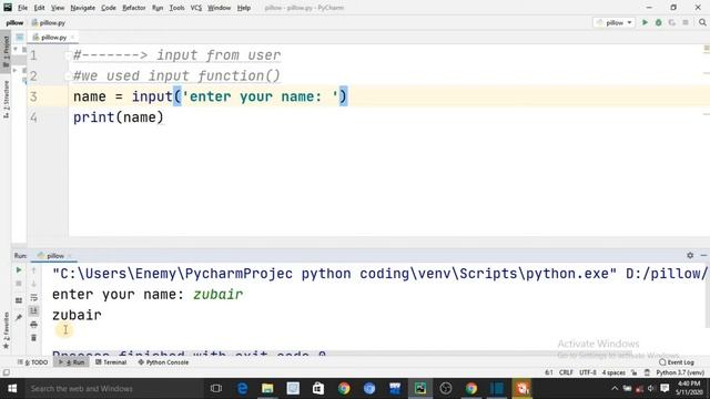 input from user in python in urdu\hindi tutorials 08 смотреть онлайн