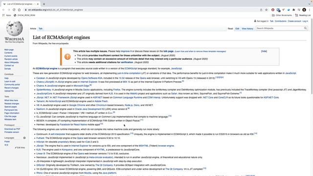 Движок JavaScript смотреть онлайн
