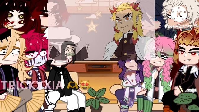 ?Hashira's&Uppermoons+muzan&yorichi react to animations part 2 MADE BY: TrickyXia? смотреть онлайн