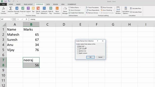 Excel Tutorial - Formula Tab | Define name | Name manager Excel | Trace Precedent and Dependent смотреть онлайн