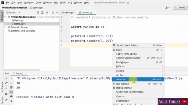 Random Module in Python | Python Tutorial for Beginners | Lecture 25