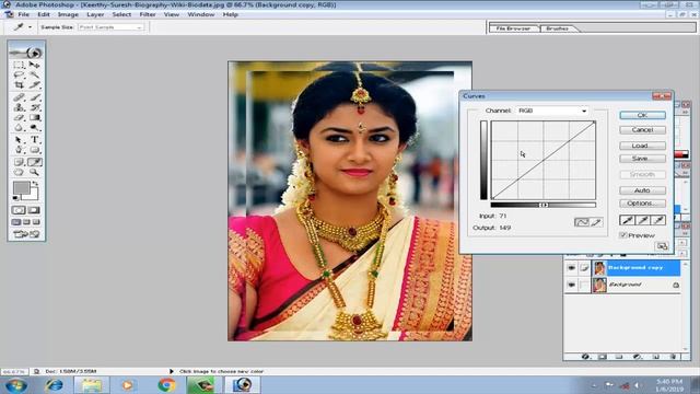 Adobe Photoshop 7.0 Menu Bar Tools Tutorials In Hindi RV Editor смотреть онлайн