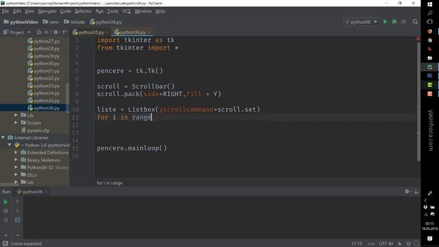 Python - 36 - GUI - ScrollBar смотреть онлайн