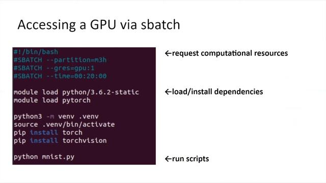 3.5 Run a Deep Learning Task on a HPC Cluster смотреть онлайн
