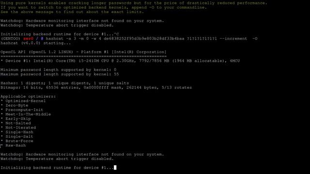 Mask Attack ( crack hashes using hashcat ) смотреть онлайн