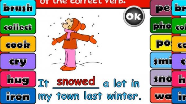 past simple regular verbs game fun activities