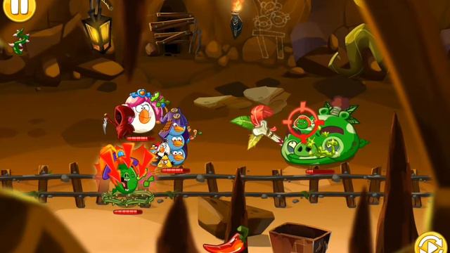 Angry Birds Epic Chronicle Cave 1 - 10 | Bossfight | 3 Star Walktrough ~Alt. Account смотреть онлайн