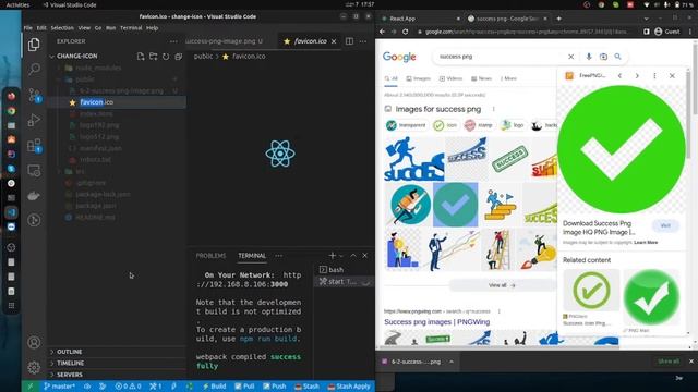 How to change react tab icon | favicon смотреть онлайн
