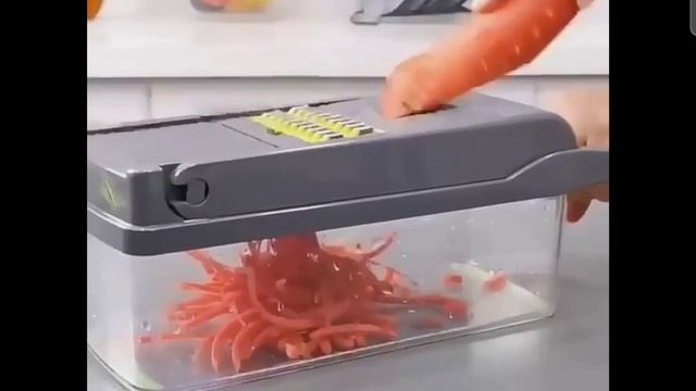 12 в 1, многофункциональная зернистая измельчитель , слайсер с корзиной, измельчитель для овощей смотреть онлайн