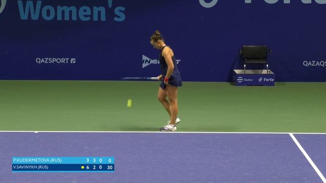 🎾Forte 60 Women’s - SGL R16: Polina Kudermetova (RUS) vs Valeria Savinykh (RUS) (24.02.2022) смотреть онлайн