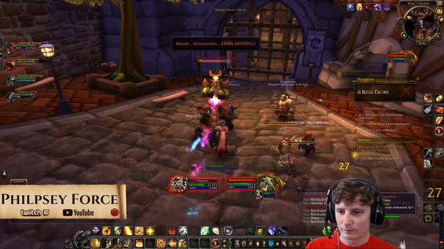 Legion WoW Paladin Tanking The Culling of Stratholme смотреть онлайн