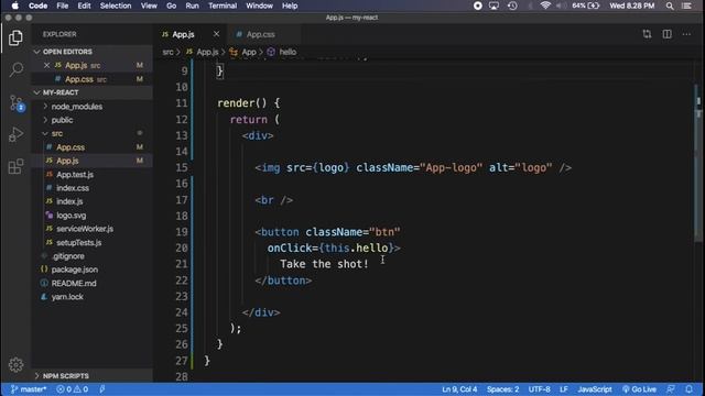 Belajar React JS : Cara Handle Event OnClick смотреть онлайн