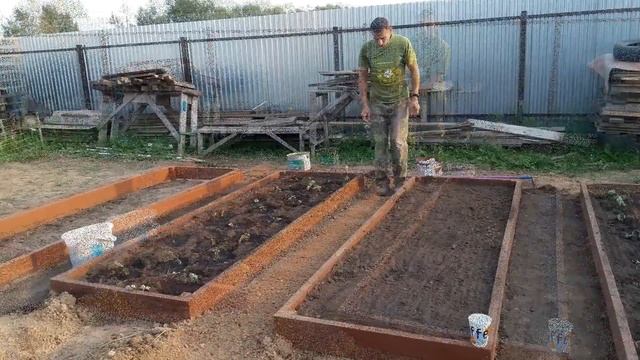 Бюджетные дорожки между грядок. смотреть онлайн