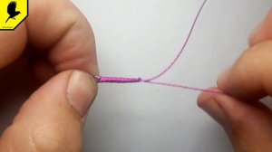 Крючки не будут скручиваться и перепутываться если использовать такой узел.