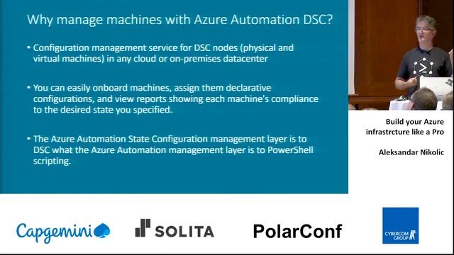 PolarConf 2018: Build Your Azure Infrastructure like a Pro by Aleksandar Nikolic смотреть онлайн