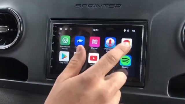 Stereo Multimedia con Sistema Android, CarPlay & Android auto para Mercedes Sprinter смотреть онлайн