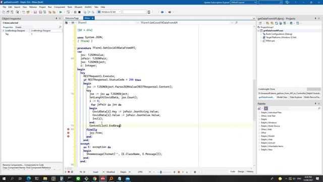 Delphi: How to get data from API смотреть онлайн