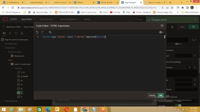oracle apex | how to make button in report in apex |Nadeem Info Tech смотреть онлайн