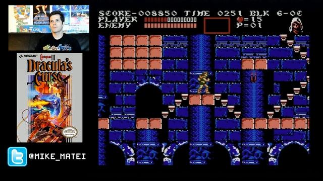 Castlevania III: Dracula's Curse (NES) Full Playthrough w/ Mike Matei смотреть онлайн
