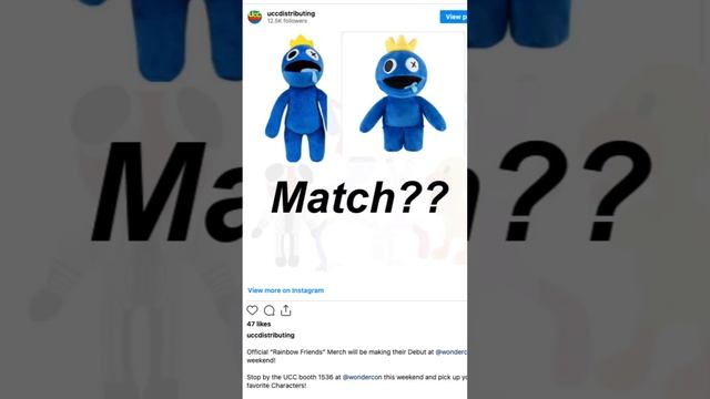 Official Plush is FAKE?!! | Roblox Rainbow Friends #roblox #rainbowfriends смотреть онлайн