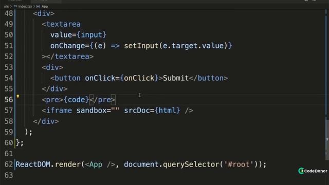 107. Execution Using SrcDoc | React with Typescript #react #typescript #javascript #learning смотреть онлайн