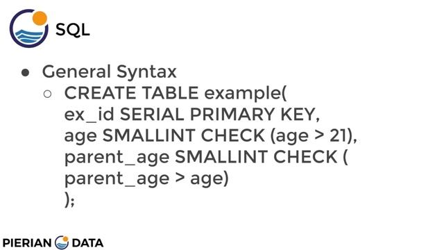 Postgres - Constraint and Check Constraint in PostgreSQL смотреть онлайн