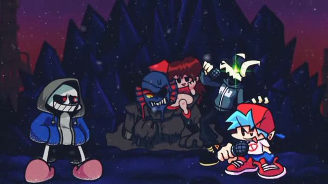 Friday Night Funkin'.The Return of the Killer.Red megalovania remix (Sans,Bf and Tabi) смотреть онлайн