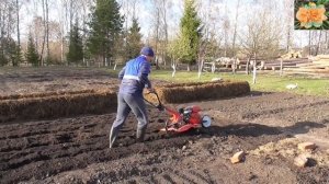 Как сделать грядки мотоблоком