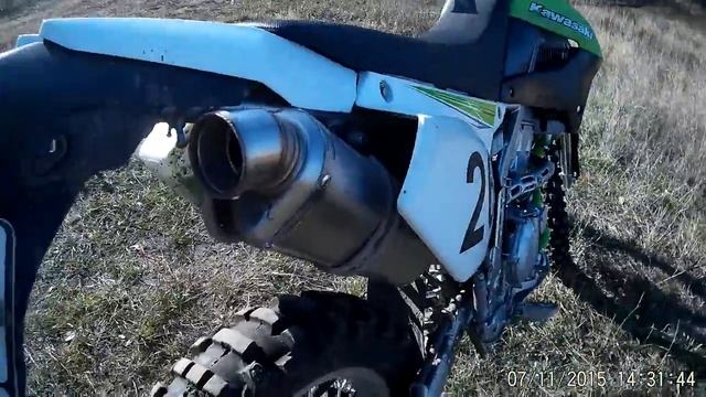 Китайский глушитель Kawasaki klx 250 2013 г.в. смотреть онлайн