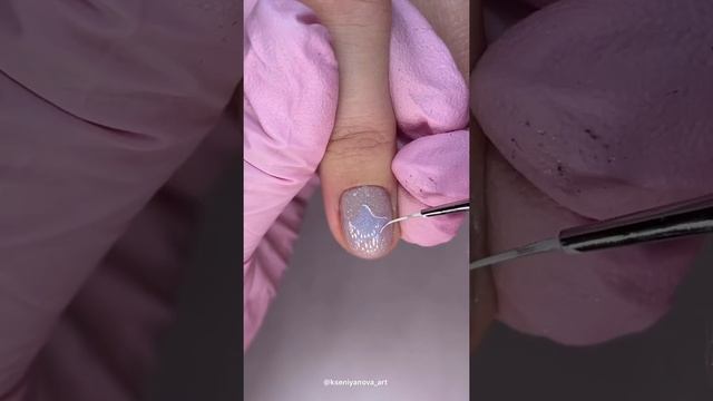 Быстрый дизайн гель-лаком на новый год :) смотреть онлайн