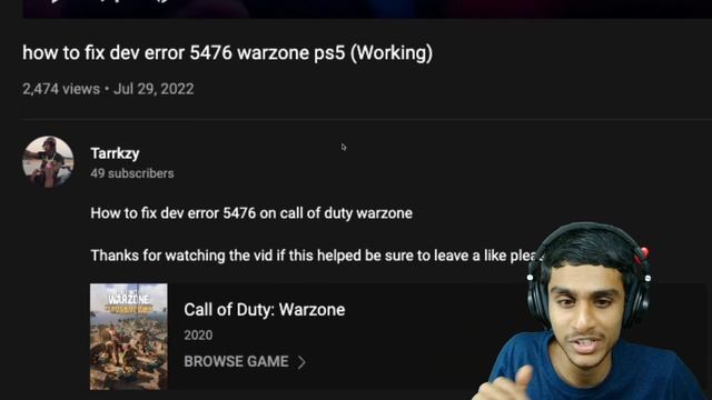 DEV ERROR 5476 WARZONE FIXED ✔ FOR PS4, PS5, XBOX ? смотреть онлайн