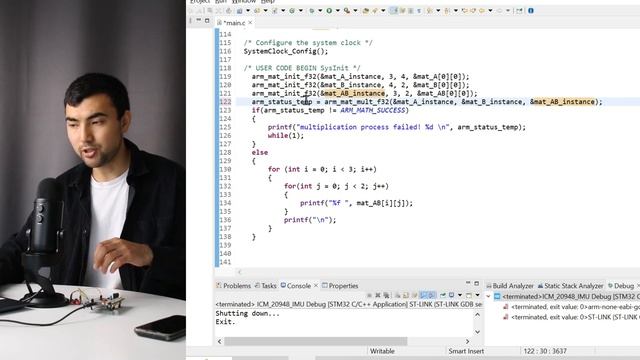 CMSIS Math library: linear algebra operations in STM32 MCUs смотреть онлайн