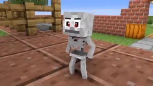 Школа монстров: Братья скелеты, смешная история но грустная! Майнкрафт анимация