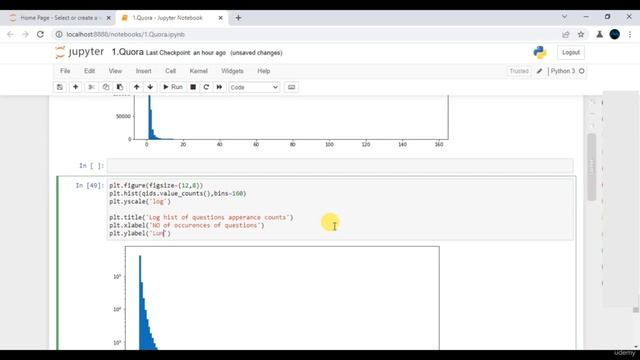 3.Data science Analytics Project using Python : 3.4 Finding occurrences of each question смотреть онлайн