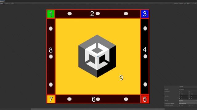 Unity Sprite Draw Mode : Simple, Sliced, Tiled (9 slicing) смотреть онлайн