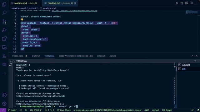 Service Mesh and Ingress In Kubernetes: Lesson 6 - Consul Service Mesh And App Installation смотреть онлайн