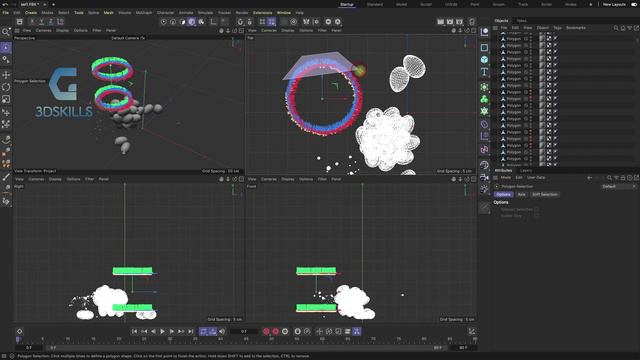 Split Fracture как разделить единый объект на составляющие в Cinema4D смотреть онлайн
