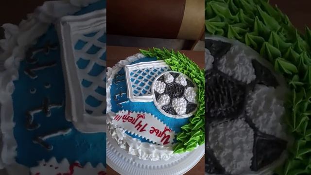 Тортик футбольное поле из крема смотреть онлайн