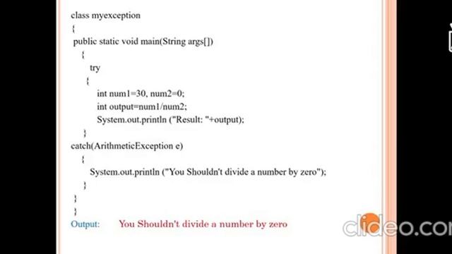 exception handling using try catch block in java смотреть онлайн