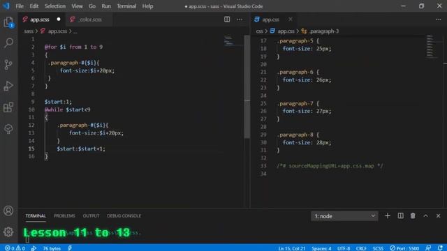 Sass Introduction смотреть онлайн