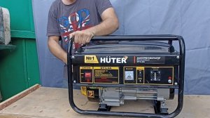 Запуск электрогенератора Huter DY3.0A
