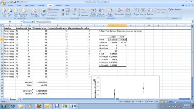 5) How to do a t-test in Excel - for Carleton University BIOL 1004 & 1104 смотреть онлайн