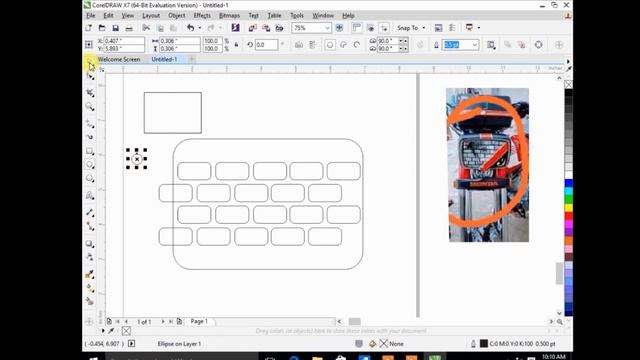 How to make a cdr file||how to create a cdr file|Tips and Tricks corel draw for bike Sticker and et смотреть онлайн