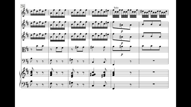 Violin Concerto in D Major (L'estro Armonico Op.3 RV 230 - A. Vivaldi) Score Animation смотреть онлайн