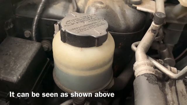 Nissan X-Trail PAS Power Steering Fluid Location смотреть онлайн