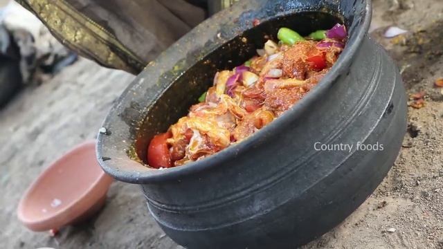 My 105 Years Grandma's Yummy Mutton Recipe | World Best Mutton Curry By My Grandma's | Country Food смотреть онлайн