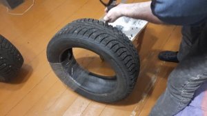 Ошиповка зимних шин своими руками.