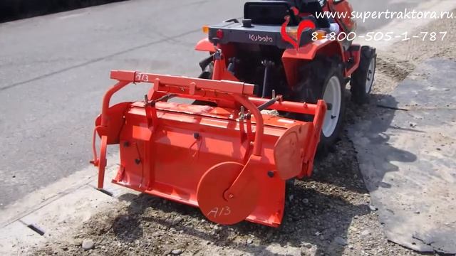 Японский дизельный мини трактор Kubota A-13 смотреть онлайн