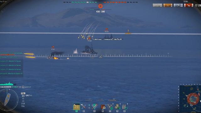 World Of Warships - La Galissonnière cruiser - 3rd navigation - France - No commentary смотреть онлайн